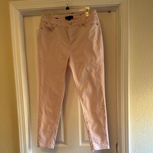 Talbots Pink Cropped Jeans with Slim Fit
